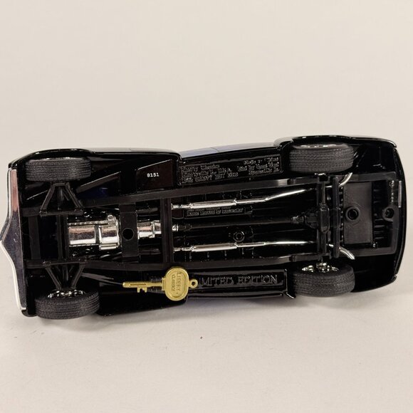 Harley-Davidson 1946 Chevy Street Rod Coin Bank 1:25 Liberty Classics Black Blue - Picture 11 of 14